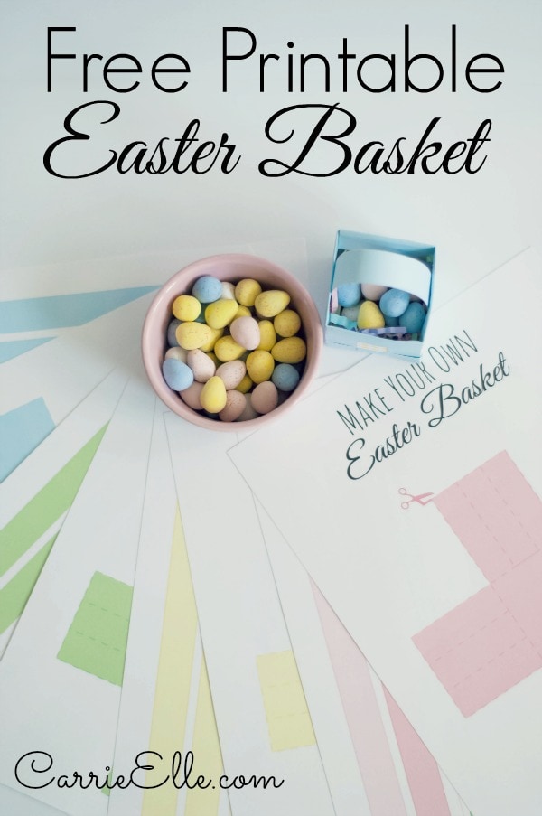 Free Printable Easter Basket Templates