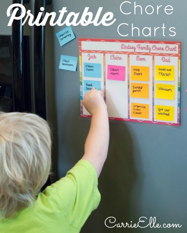 Easy-to-Use Printable Chore Chart