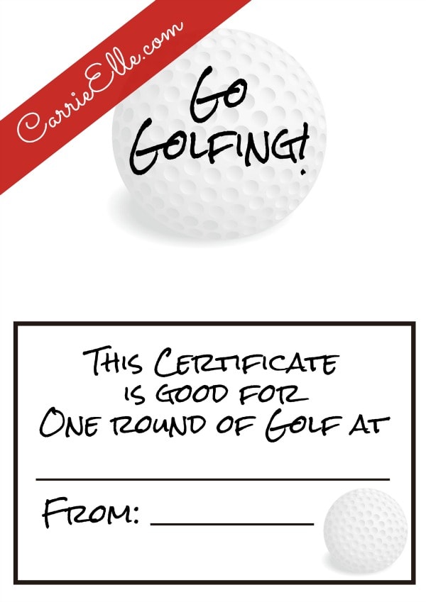 Free Golf Printables