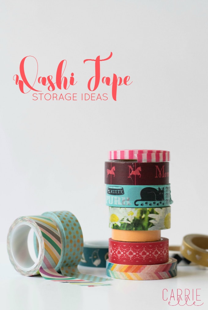 Washi Tape Storage Ideas