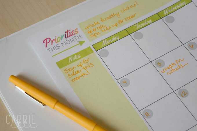 Print Your Own Planner