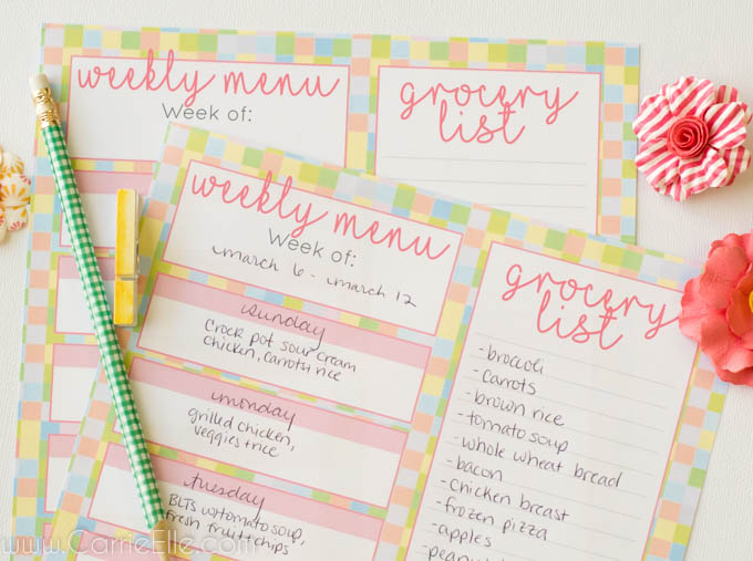 Meal Planning Printable