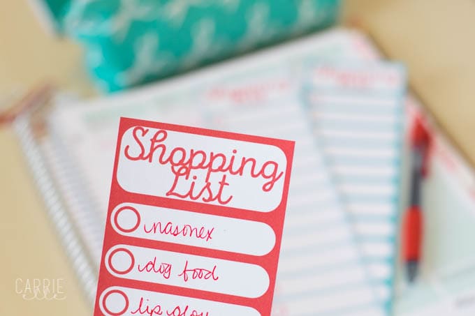 Printable Shopping List