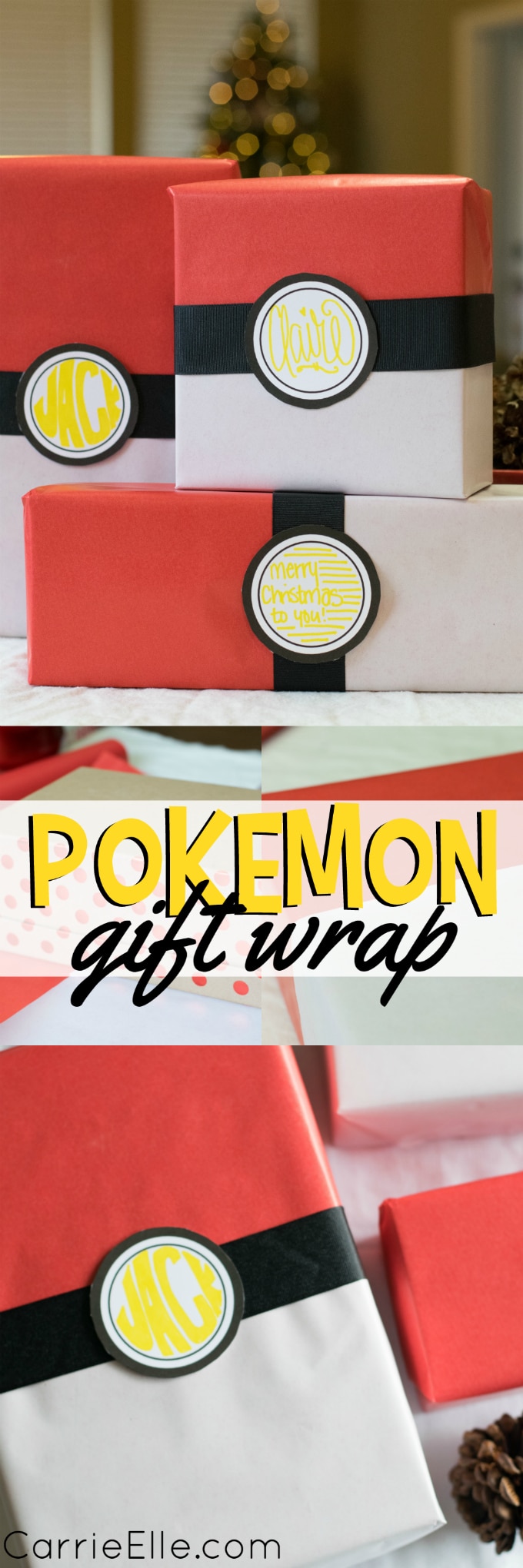 DIY Pokemon Gift Wrap