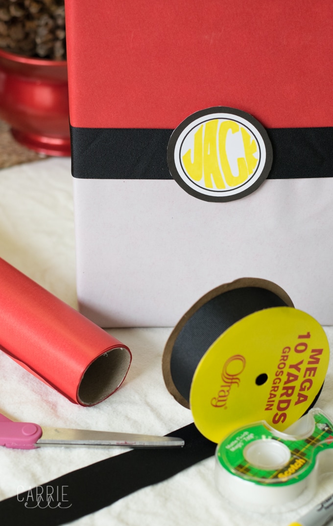 DIY Pokemon Gift Wrap