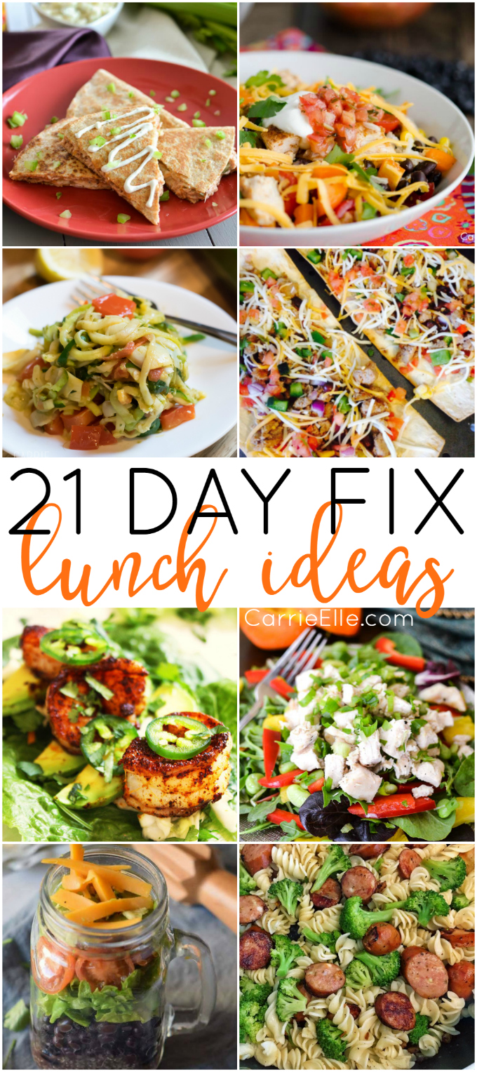 21 Day FIx Lunch Ideas
