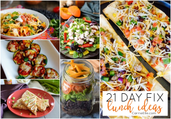 21 Day Fix Lunch Ideas
