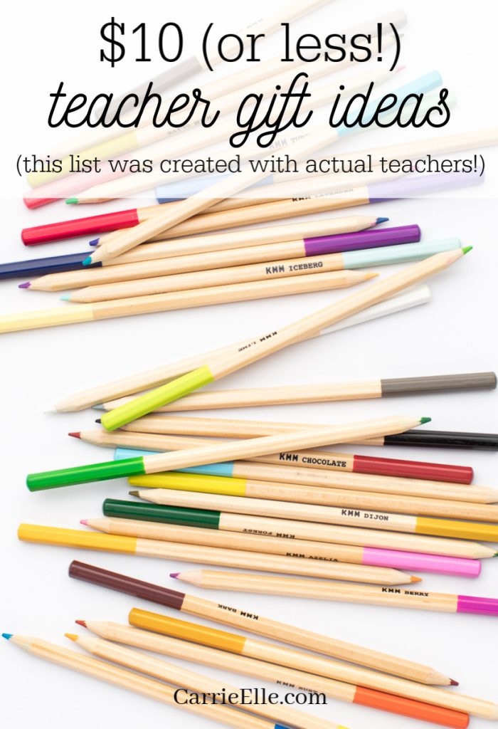 $10 Teacher Gift Ideas