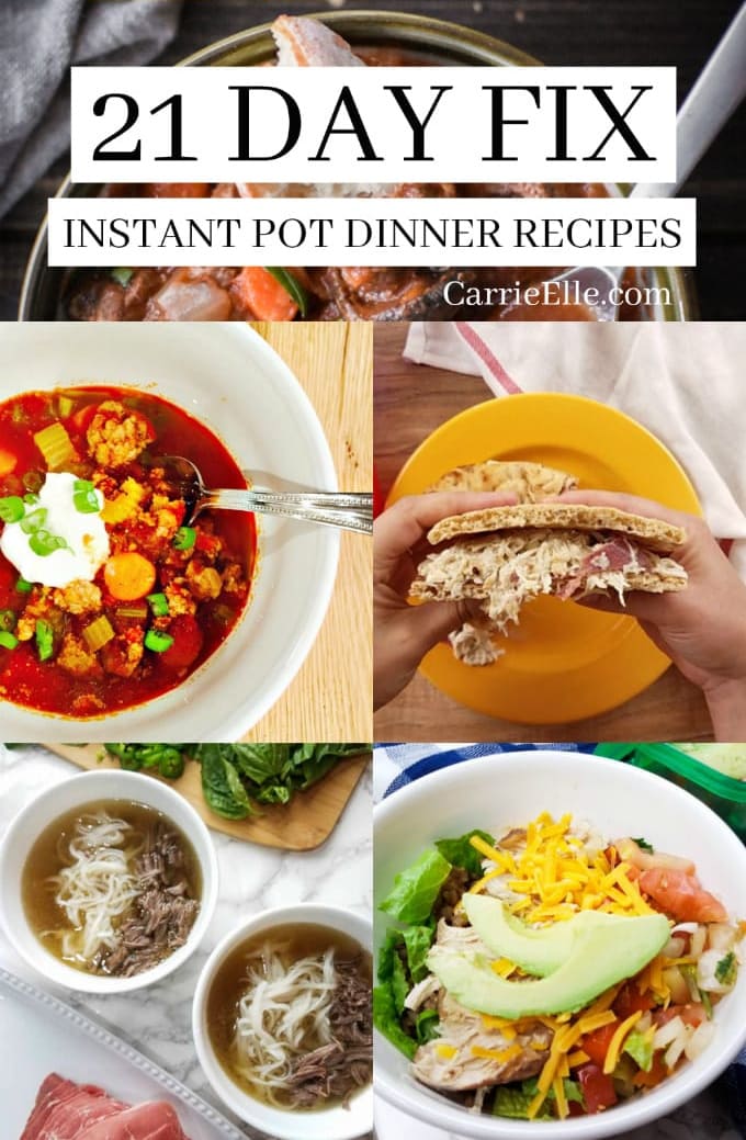 21 Day Fix Instant Pot Dinners