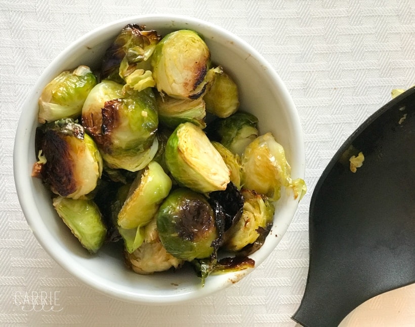 21 Day Fix Honey Garlic Roasted Brussels Sprouts