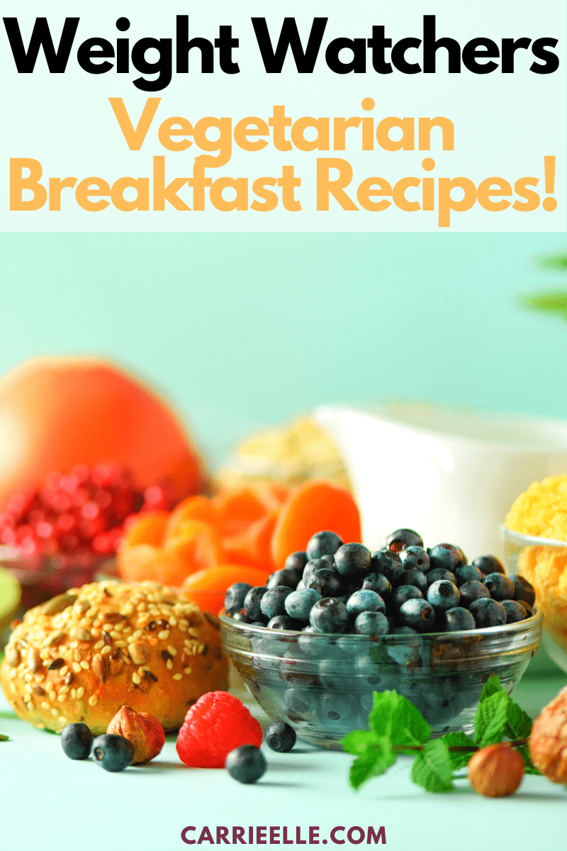 Today we're talking all about vegetarian Weight Watchers breakfasts! Vegetarian breakfasts are a great way to start the day off right!