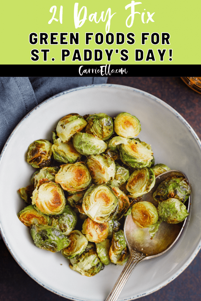 I've made a great list of 21 Day Fix green foods for St. Paddy's so that you can eat healthy and still feel super festive without the corned beef hash or bangers and mash. 