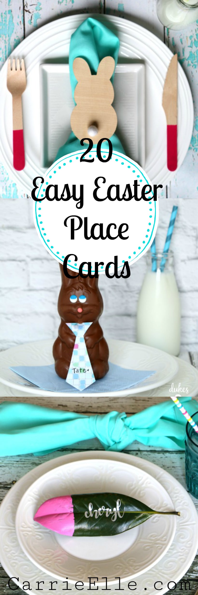 Easy Easter Place Card Pin