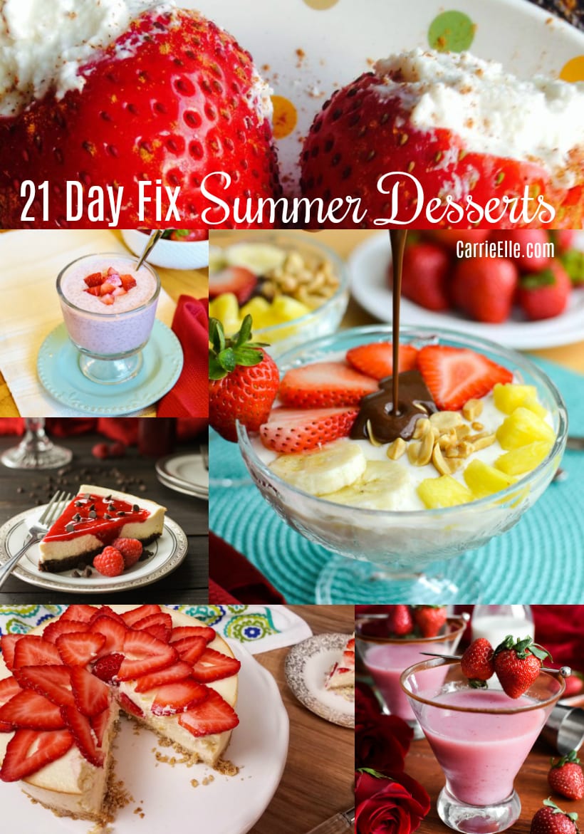 21 Day Fix Summer Desserts