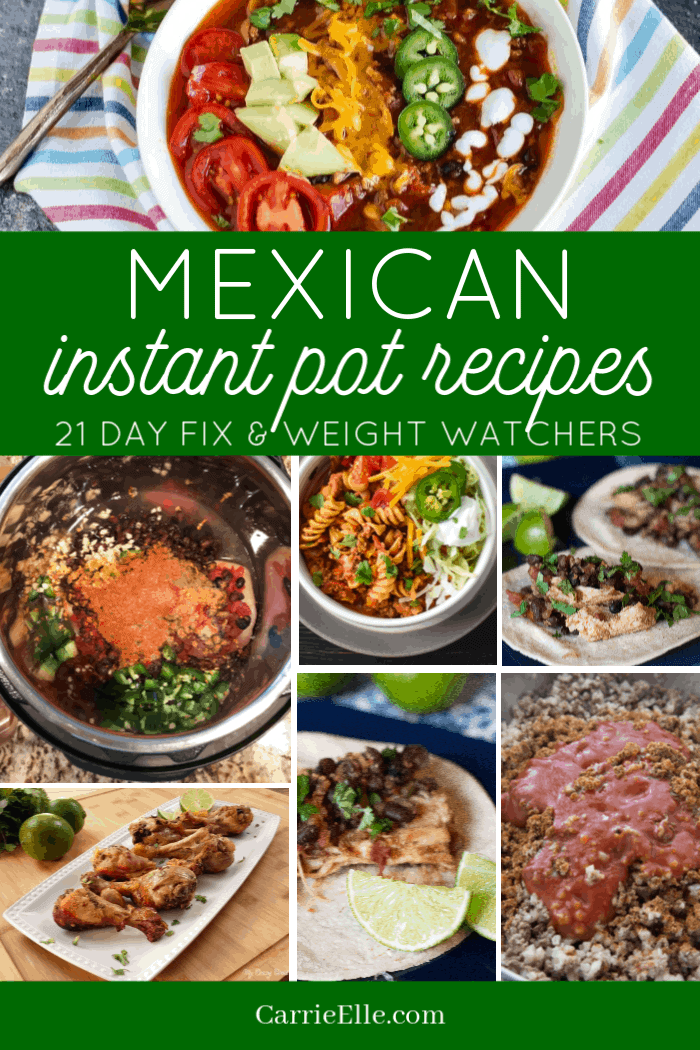21 Day Fix Instant Pot Mexican Recipes