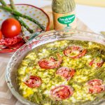 Pesto Frittata with Asparagus CarrieElle.com